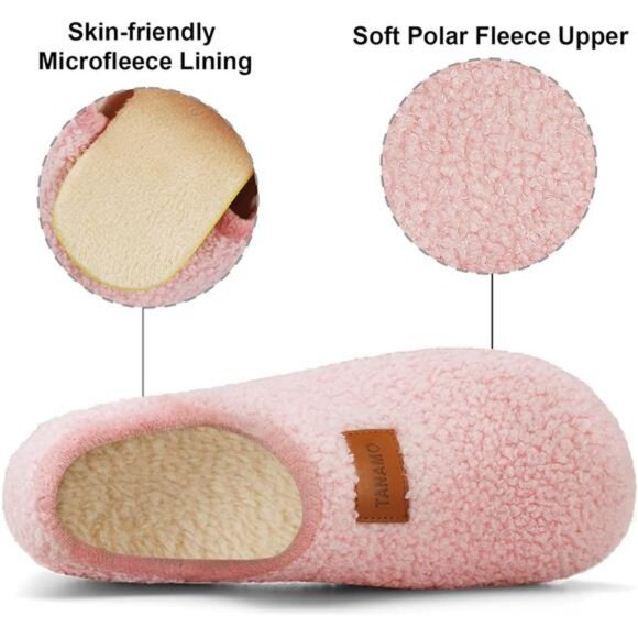 Slippers Socks House Shoes Slip On Indoor Outdoor Travel Unisex Size 8 9 - Picture 3 of 8